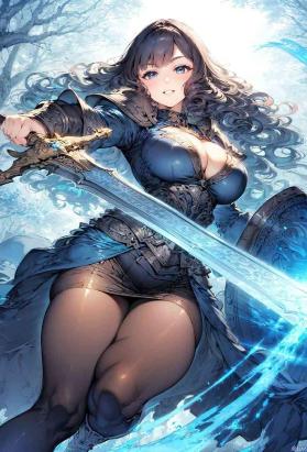 大剑女武神迪妮莎，被龙根主人侵犯到潮吹！沦为只知喷水的母猪便器！