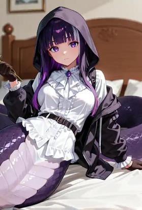 吃掉阴阳果的黑眉锦蛇